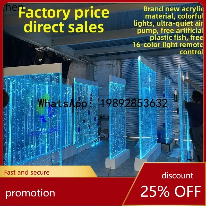 YFY  Water Curtain Wall Screen Entrance Partition Background Bubble Wall Water Feature Wall