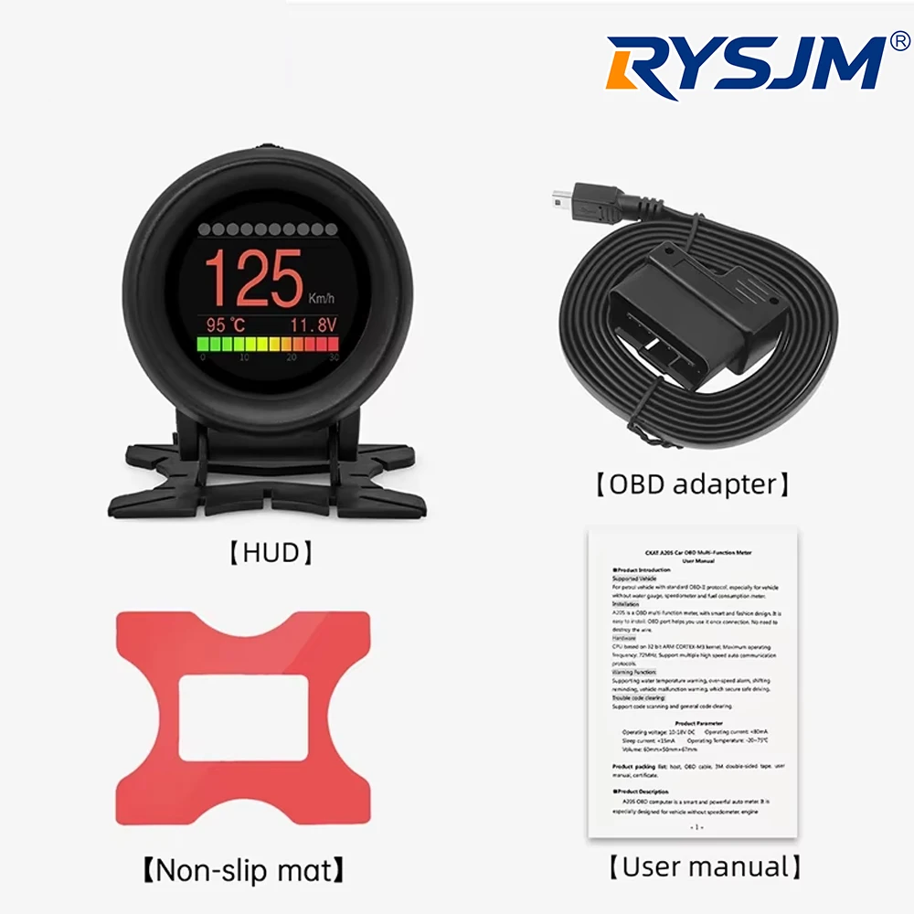 OBD2 Auto-Digitaltacho Meter OBD Bordcomputer Auto-Display Anzeige OBD HUD Head-Up-Display Fahrtdatenanzeige Geschwindigkeit