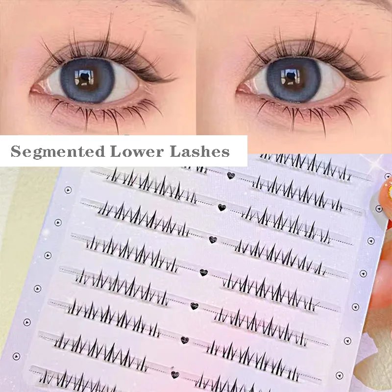 Beautiful Eyelashes In Fashion Large Capacity Segment Small Flame Lower Eyelash Natural Simulation Lower Eyelash Makeup Tool