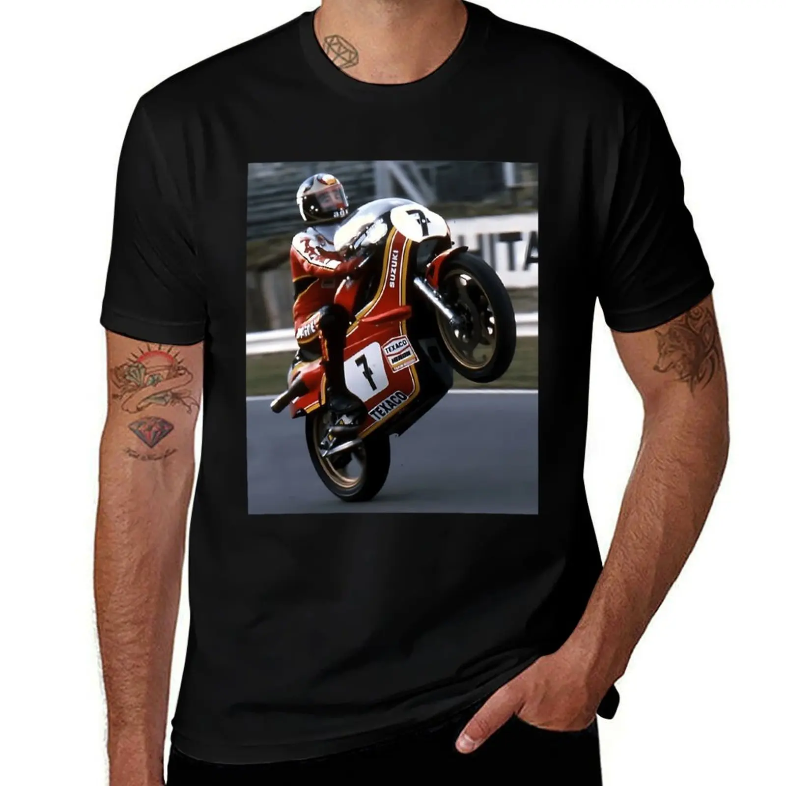 shirts T-Shirt man shirt Barry graphic Sheene shirts 100% t mens cotton t summer t