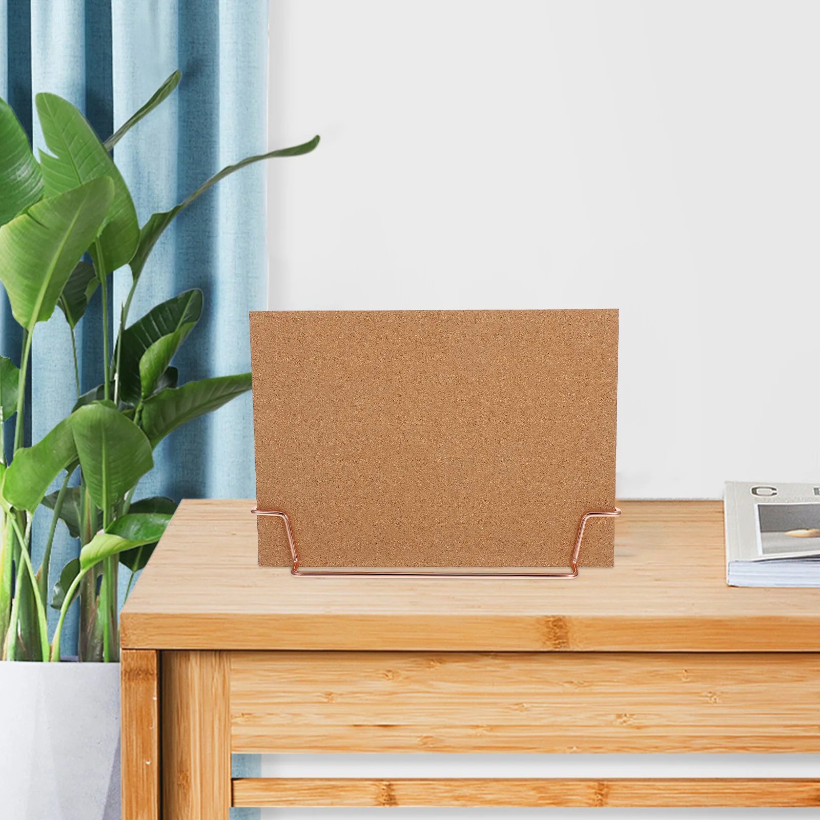 

1 Set Desktop Cork Board For Office Small Bulletin Message Memo Display Photo Wood Wall Organizer Tabletop Notice Pin Up Board