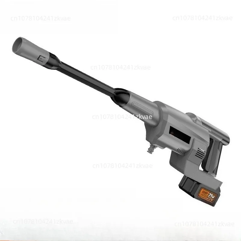 Two Pieces of High-pressure Car Wash Water Gun Householdmulti-functional Car Wash Long Endurance Wireless Handheld Washer