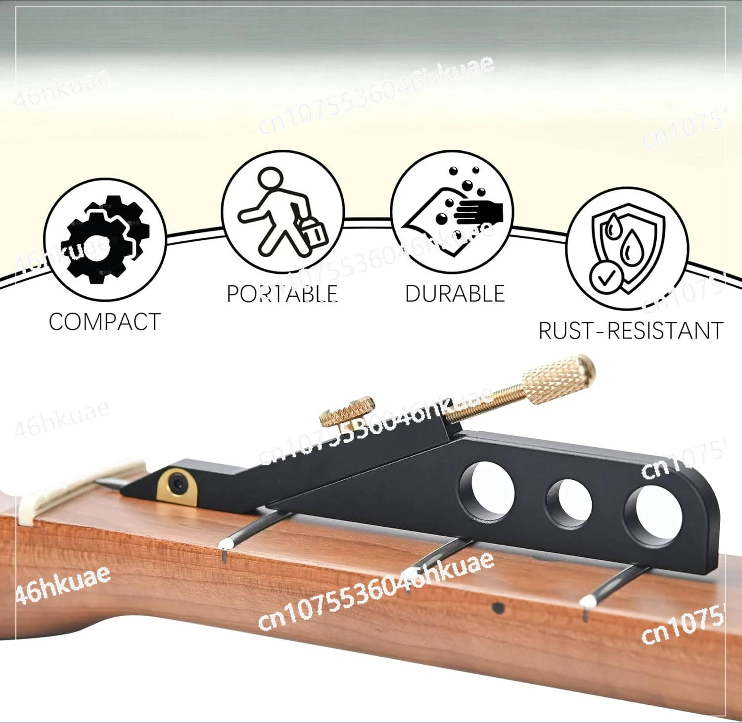 

Precision Marking for Nut Slots Mark Nut and Saddle Height for Classical Instruments Making Professional Guitar Nut Scribe Tool