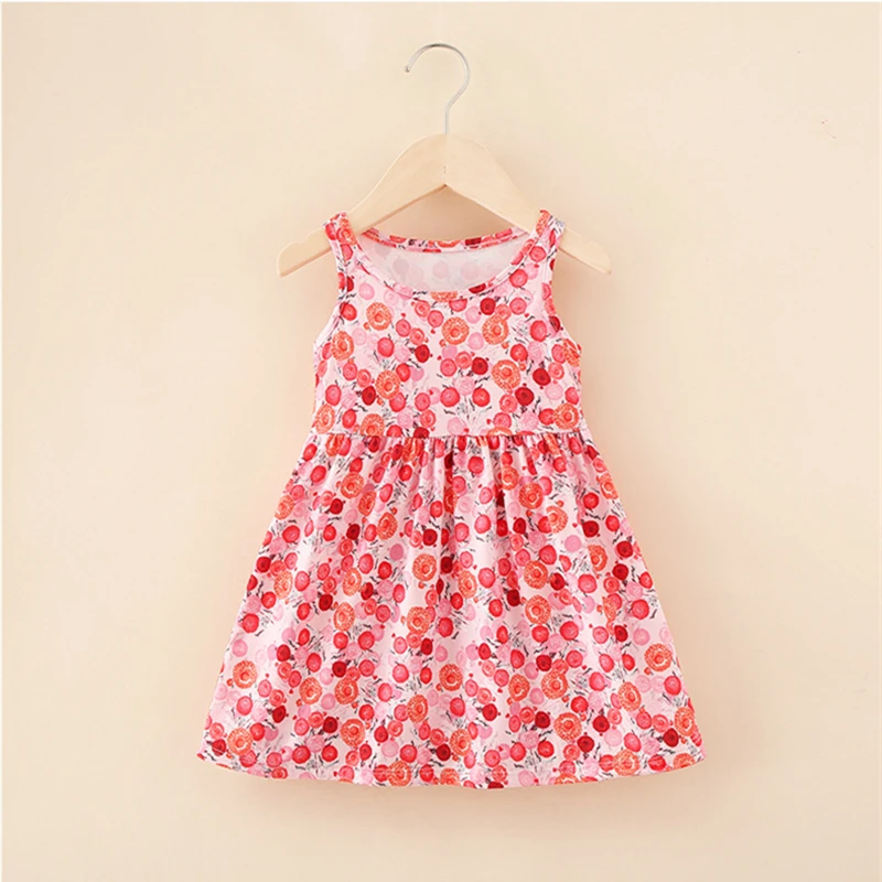 

2-9T summer children kids girls fashion cute sleeveless dress