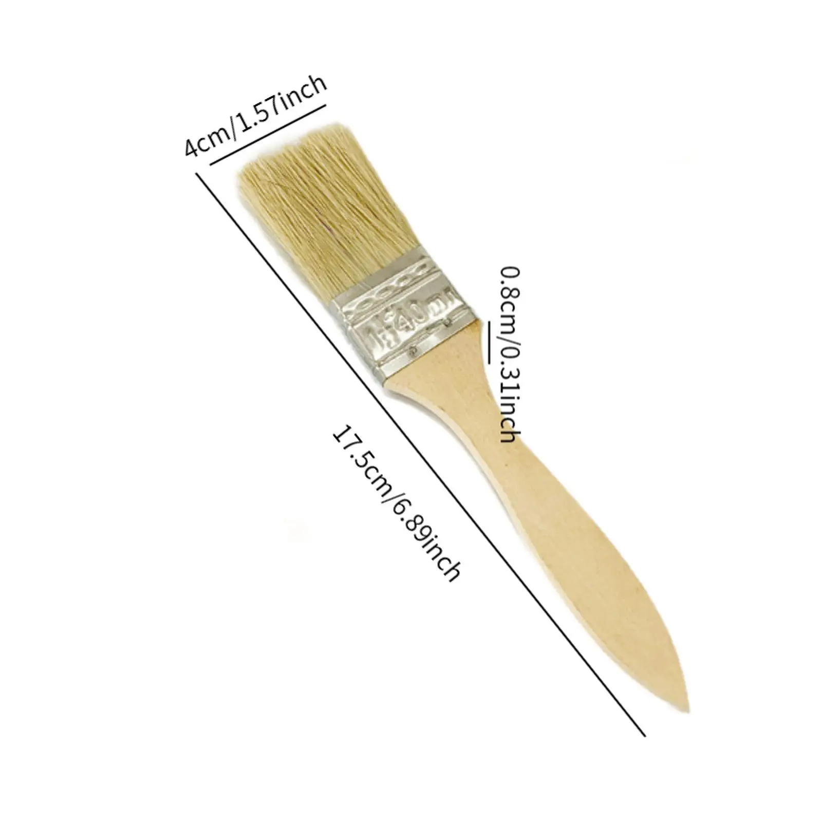 Бытовая кисть для рисования, кисть для пятен с деревянной ручкой для акварельных масляных пятен