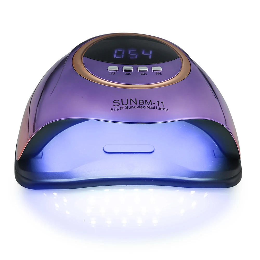 Lampada per unghie LED/UV 2 in 1 SUN BM-11 Macchina per asciugare le unghie 66 LED per lampada per manicure polimerizzante per smalto gel con quattro timer LCD Displa