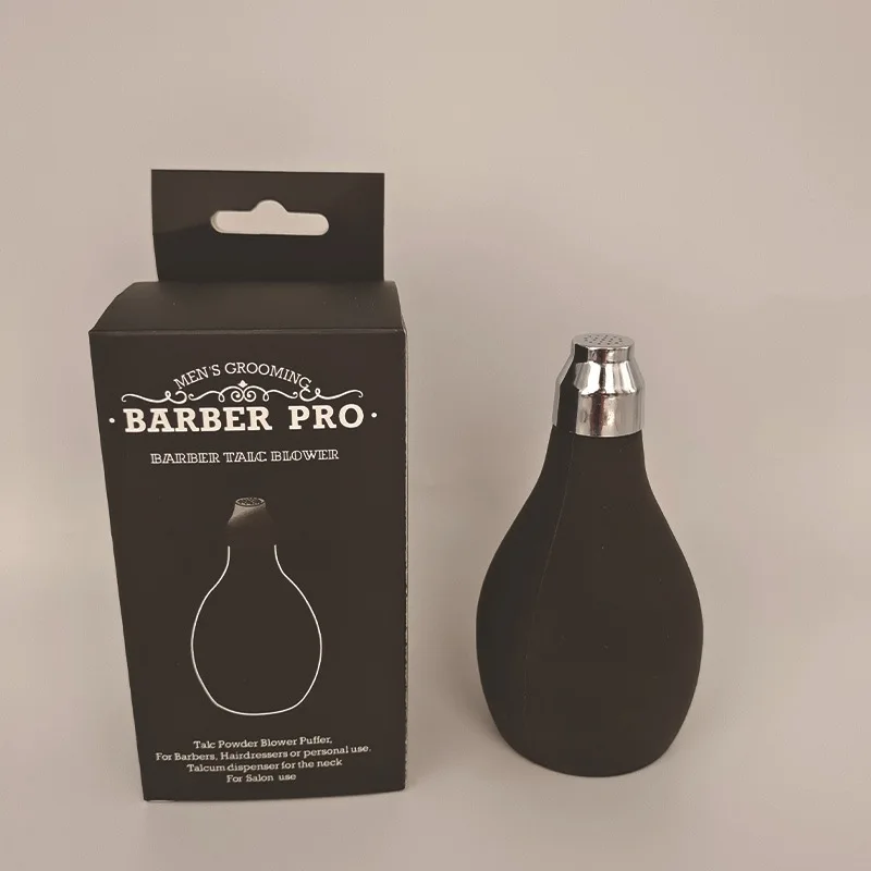 Powder Spray Bottle Barber Powder Hair Fibers Spray Applicator Refillable Spray Pump Dispenser Rubber Container Salon Supplies