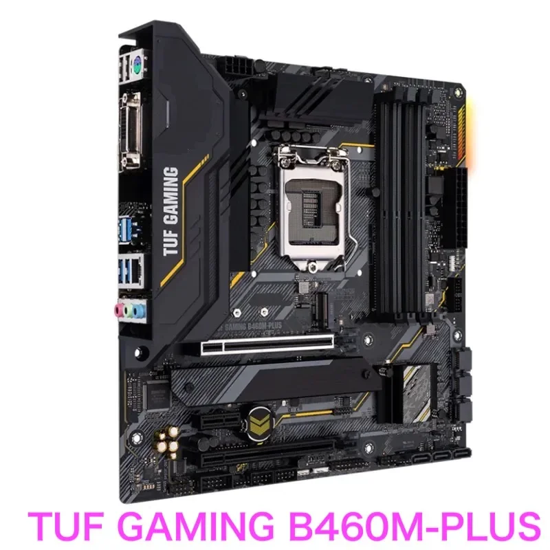 Asus-tufゲーミングマザーボード,B460M-PLUS,dvi,hdmi,lga 1200,ddr4,100% テスト済み,正常,完全に動作,B460M-PLUS