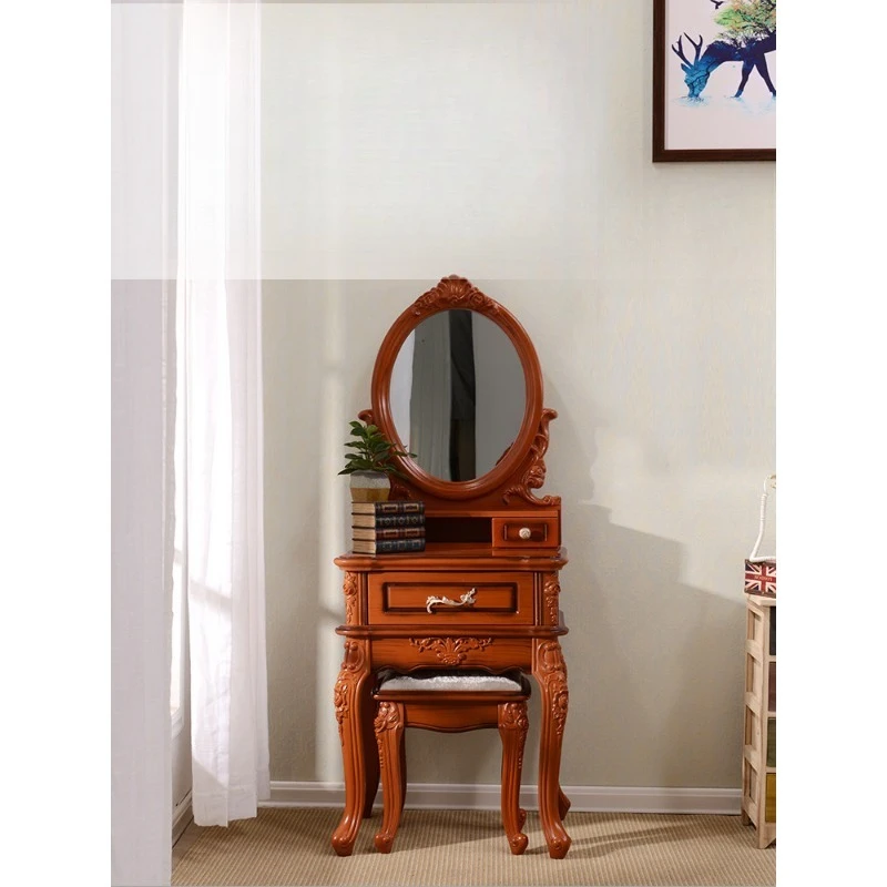 European dressing table bedroom household small makeup table 40/45/50/60/70/80 cm 1/1.1 m custom table