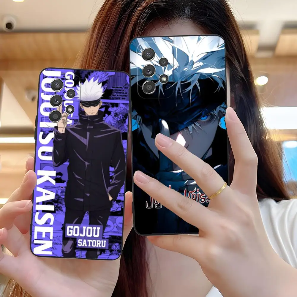 

Чехол для телефона Jujutsu Kaisen Satoru Gojo для Samsung Galaxy A56 55 54 53 52 51 36 35 34 23 16 15 5G Цветной чехол Luxury Pretty