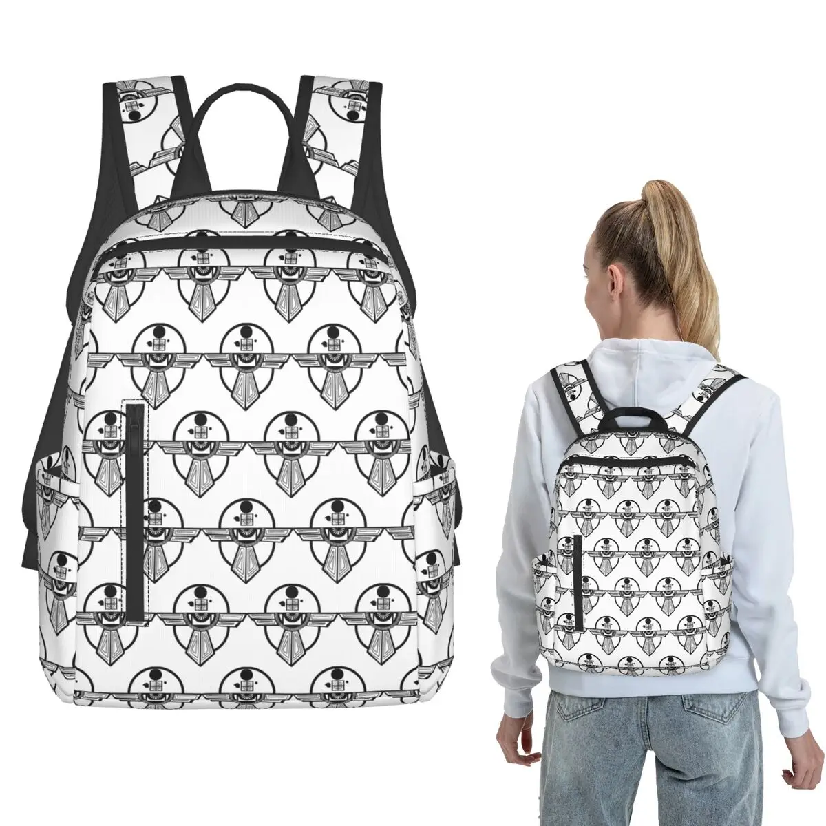 

Ancient Thunderbird Totem Design Backpack Daypack Boys Girls BookBag School Bag Shoulder Bags for Men Women