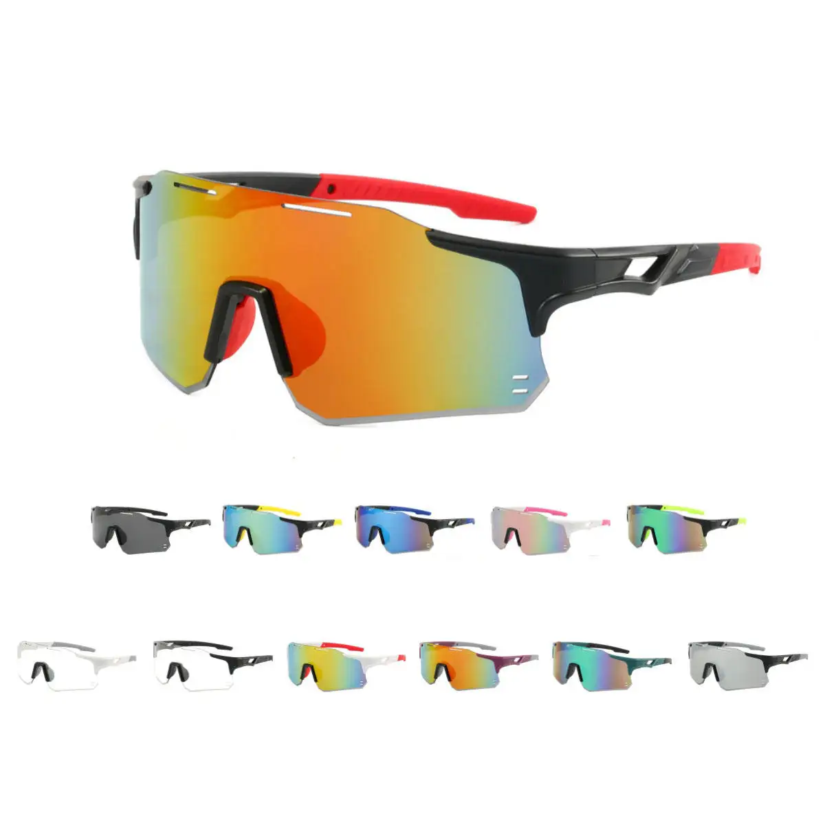 2024 New Photochromic Cycling Glasses Men And Women MTB Road Bicycle Wind/Dust Proof Goggle UV400 Outdoor Sports Running Glasses