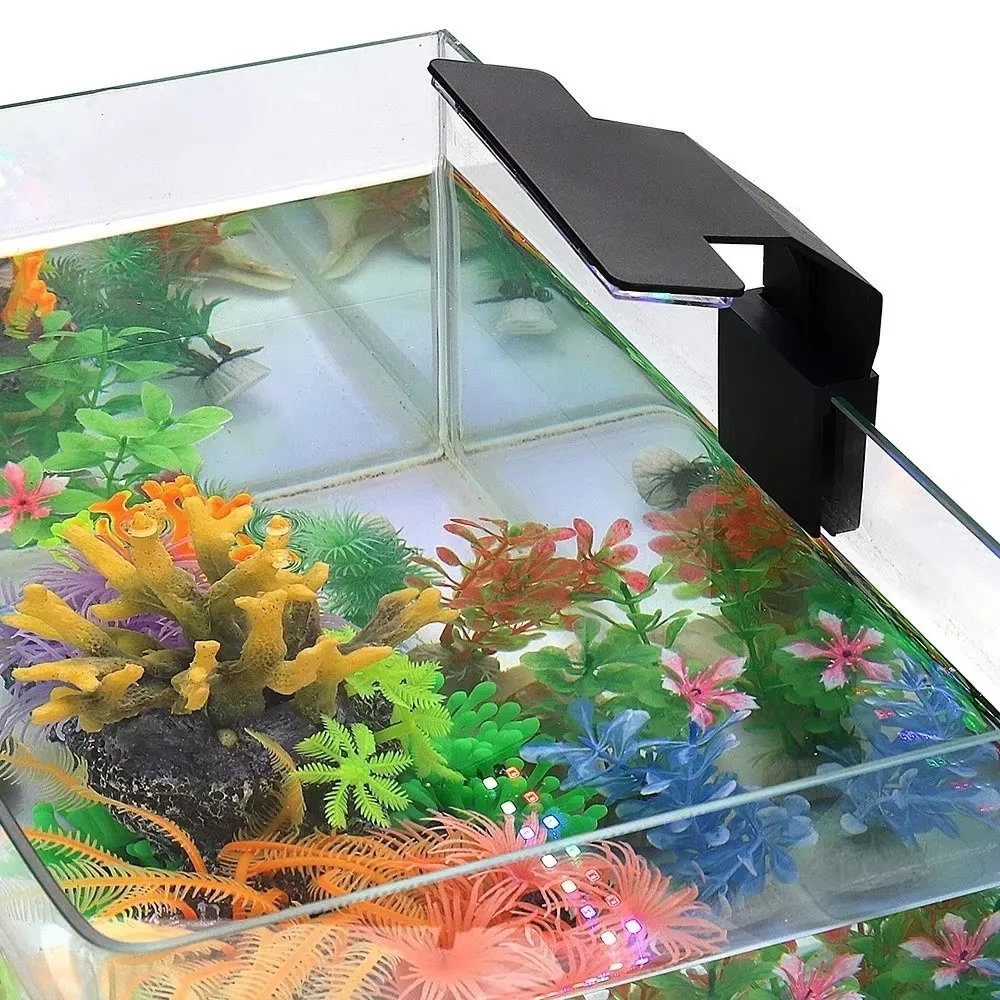 

Waterproof Fish Tank Light High Brightness Energy-Saving Aquarium LED Light Adjustable Plastic Aquatic Plant Light Aquarium Use