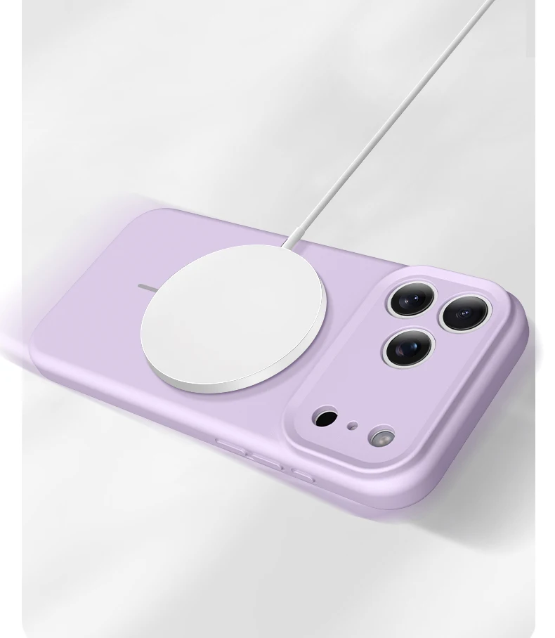 iPhone 17 16 Pro Max用、iPhone Air Case ELVEV マグネット式ハードPC + ソフトTPUテクスチャ防水保護電話ケース