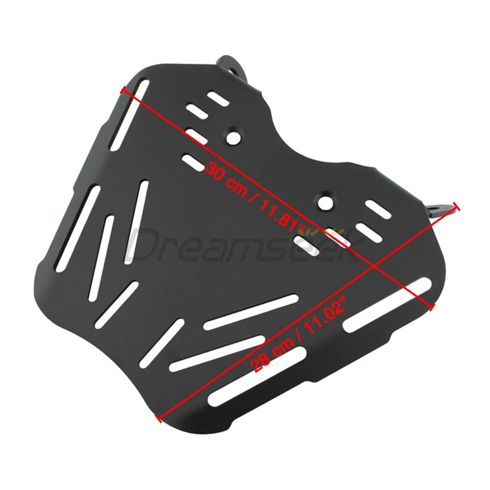 Rear Luggage Rack Carrier Bracket for Zontes 368G 2024+ Motorcycle Top Case Shelf Tail Box Pad Holder Cargo Mount Support Black