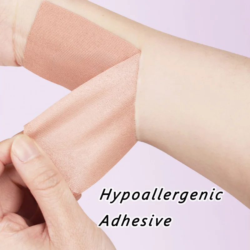 Facial Kinesiology Tape for Face Lift Myofascial Lifting Strips, 95% Cotton Elastic V-Line Jawline & Neck Firming Tape (1 Roll) view 3