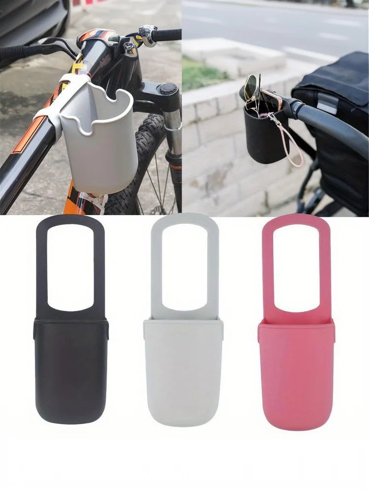 AliExpress NONE 1PC Baby Stroller Multifunctional Silicone Cup Holder Wheelchair Baby Stroller Bicycle Bottle Holder Bottle Storage Bag