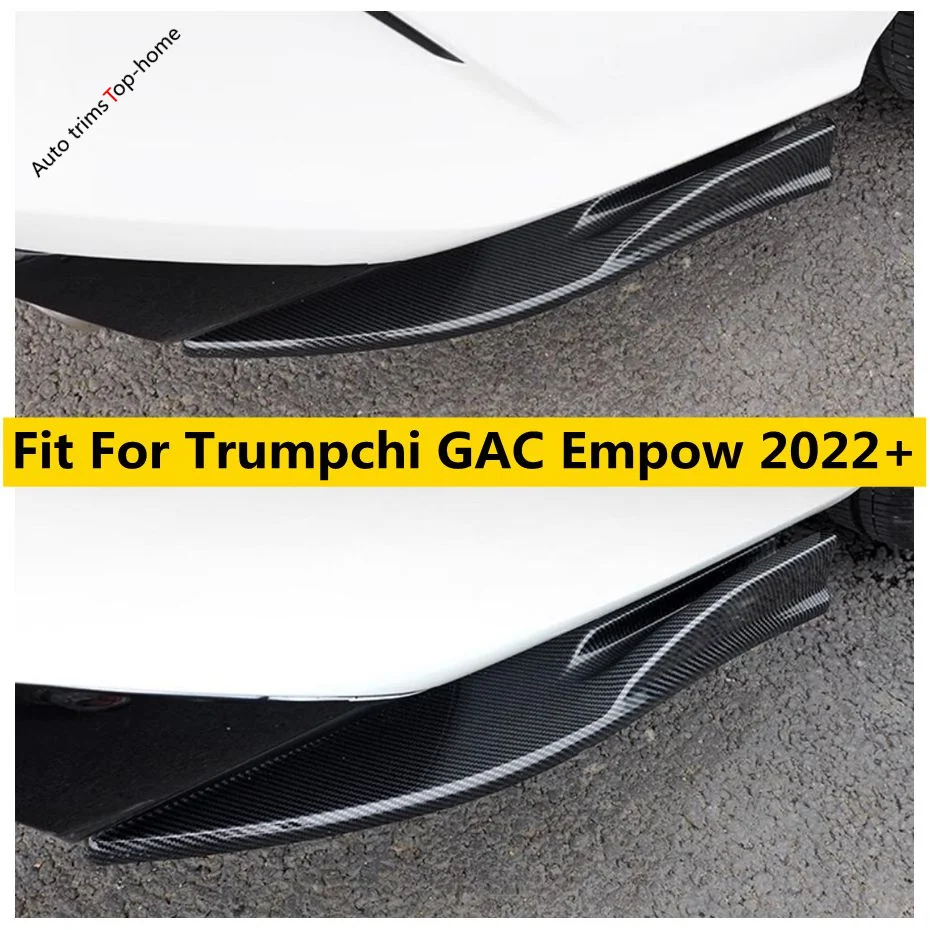

Black/Carbon Fiber Look Accessories Protection Angle Of Rear Car Corner Protector Fit For Trumpchi GAC Empow 2022 2023 2024 2025