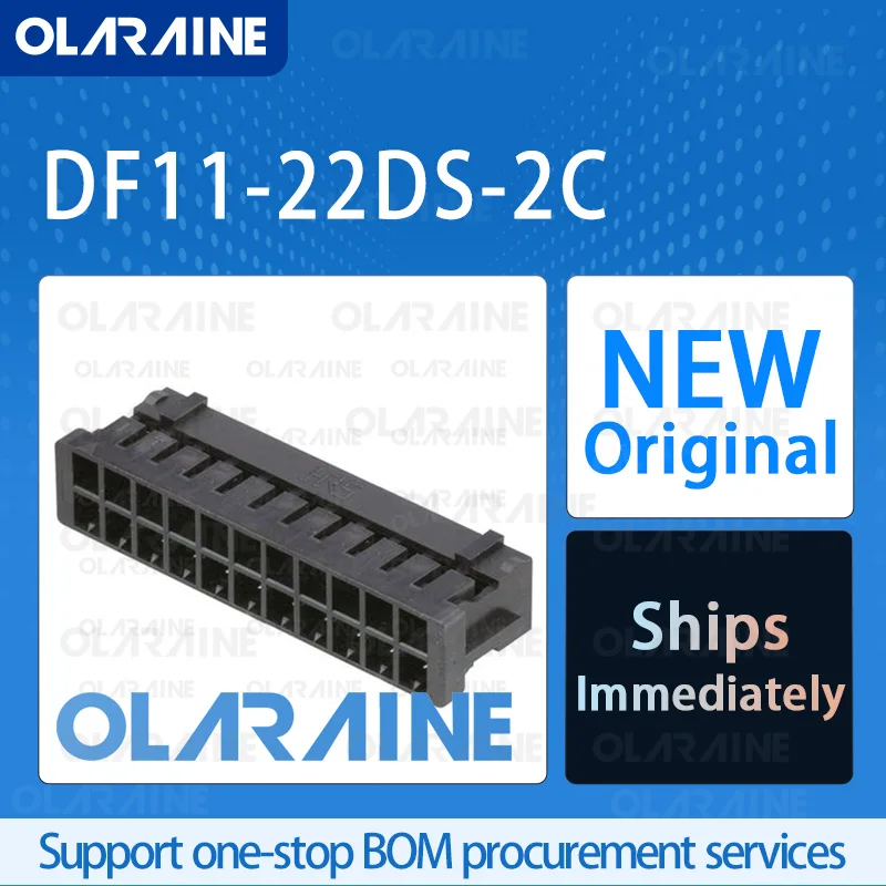 

20/50/100Pcs DF11-22DS-2C100% brand new and original IC chip Connectors Headers and Wire Housings 22 Position 2 A