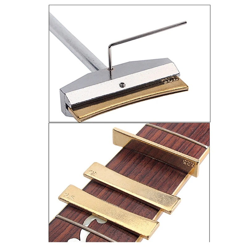 Placa de pressão de corda de baixo de guitarra e ferramenta de imprensa de escala ferramenta de instrumento de substituição