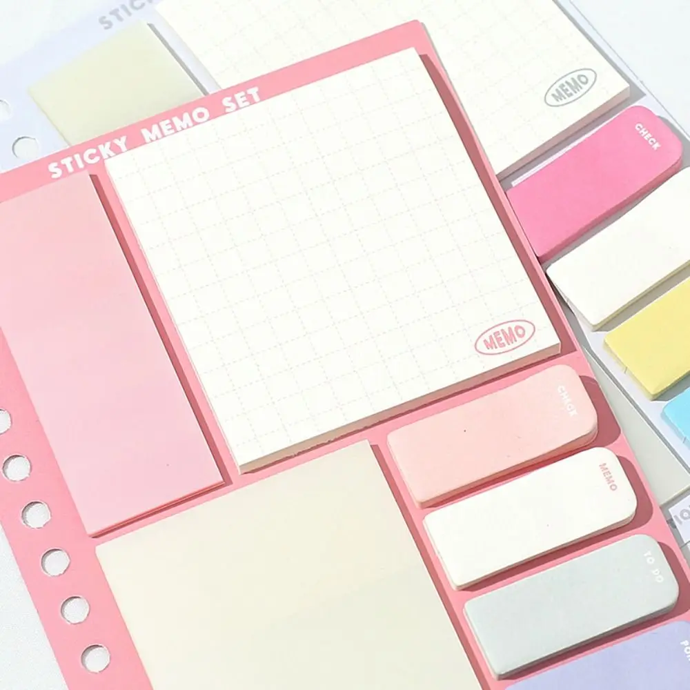 Diary Planner Sticker Study Sticky Note Set Keypoints Marker Reading Notes Adhesive Note Tabs Sticky Reminder Memorandum