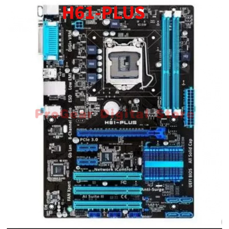 

Used for ASUS H61-PLUS LGA 1155 DDR3 ATX Motherboard for Intel 2nd/3rd Gen Core i7/i5/i3/Pentium/Celeron Processors