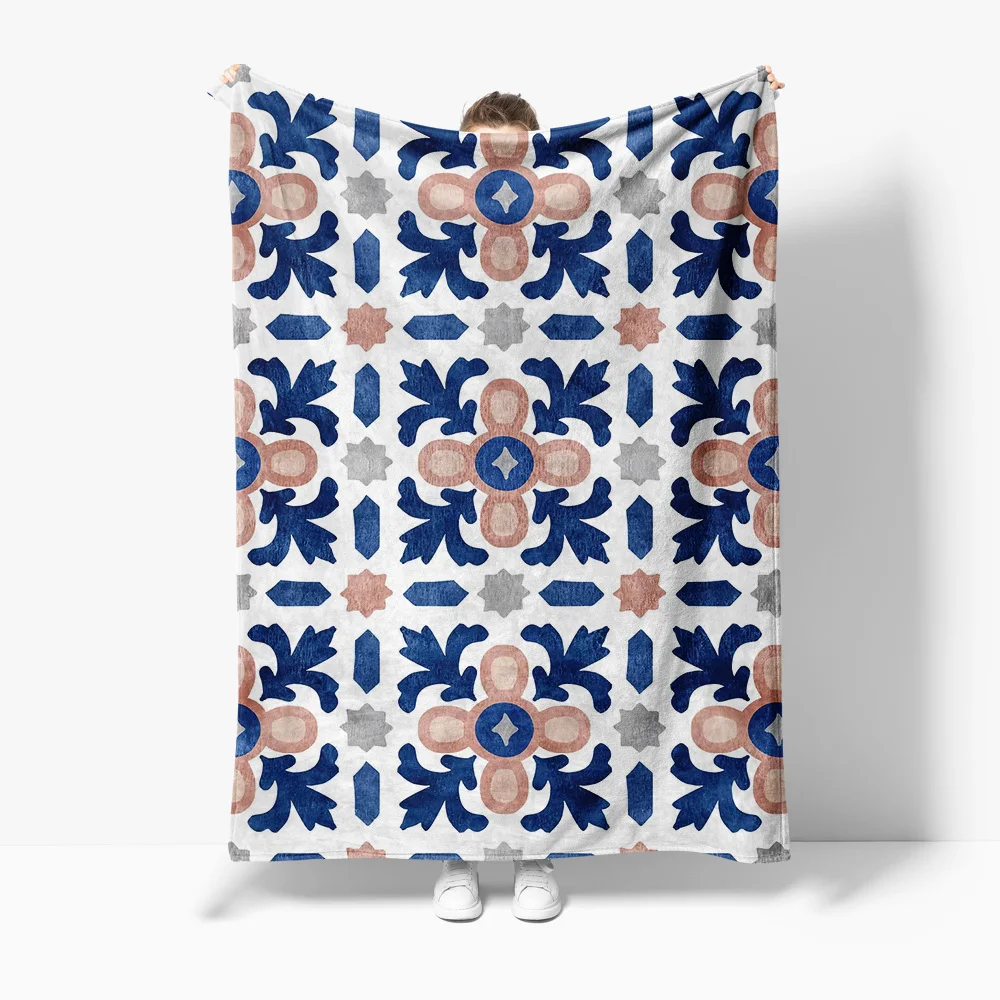 

Одеяло в стиле бохо с узором пейсли, мягкое уютное флисовое одеяло для дивана-кровати, спальни, гостиной, декор, подарок