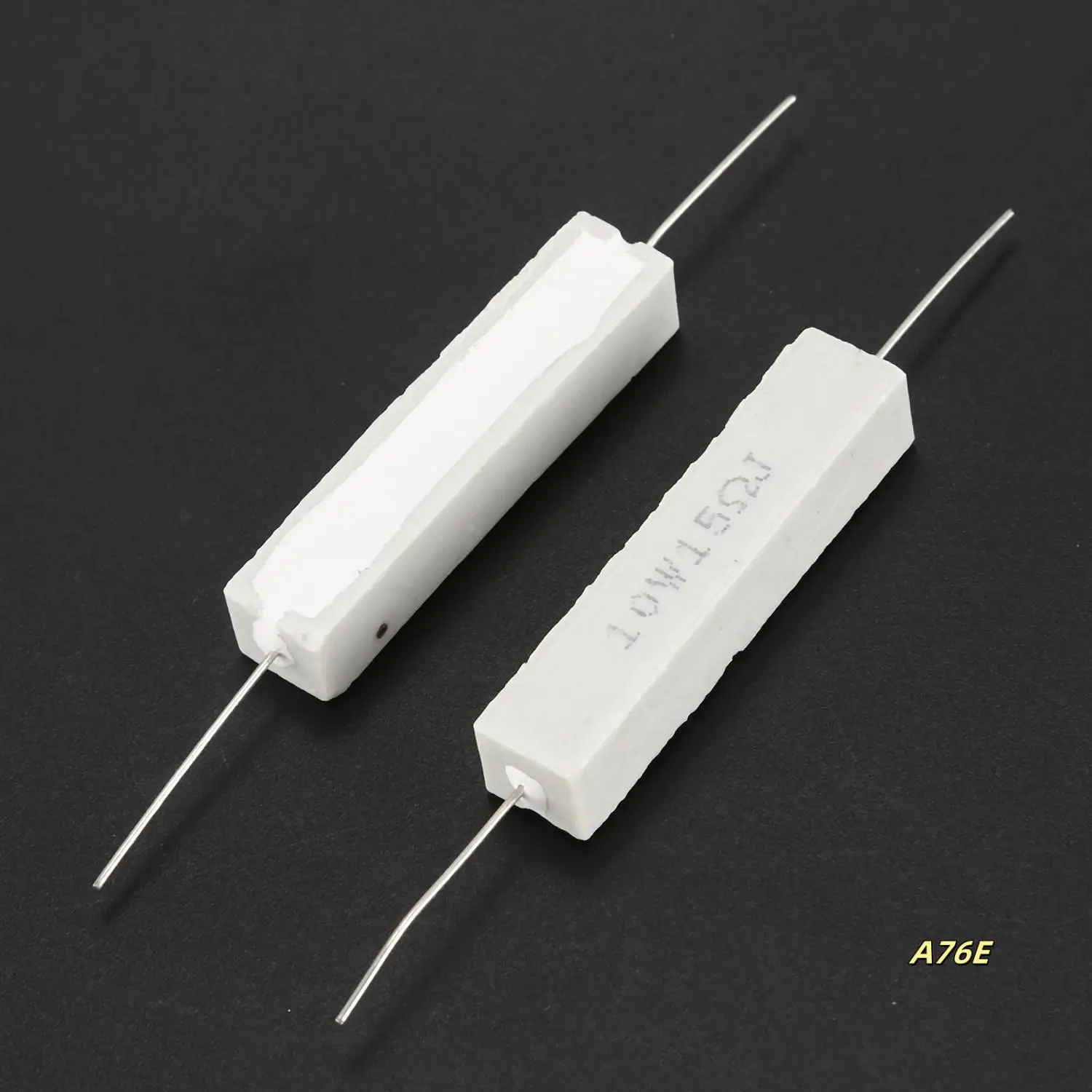 

10 Pcs Fixed Cement Resistors 15 Ohm 10W Watt 5%