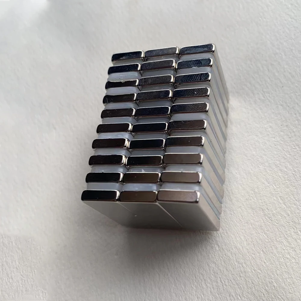 N52 25x10x3 30x15x3 حجم قياسي مربع Ebike موتور Ebike السائبة مغناطيس الثلاجة المغناطيسي 25*10*3 شريط كتلة مغناطيس مولد