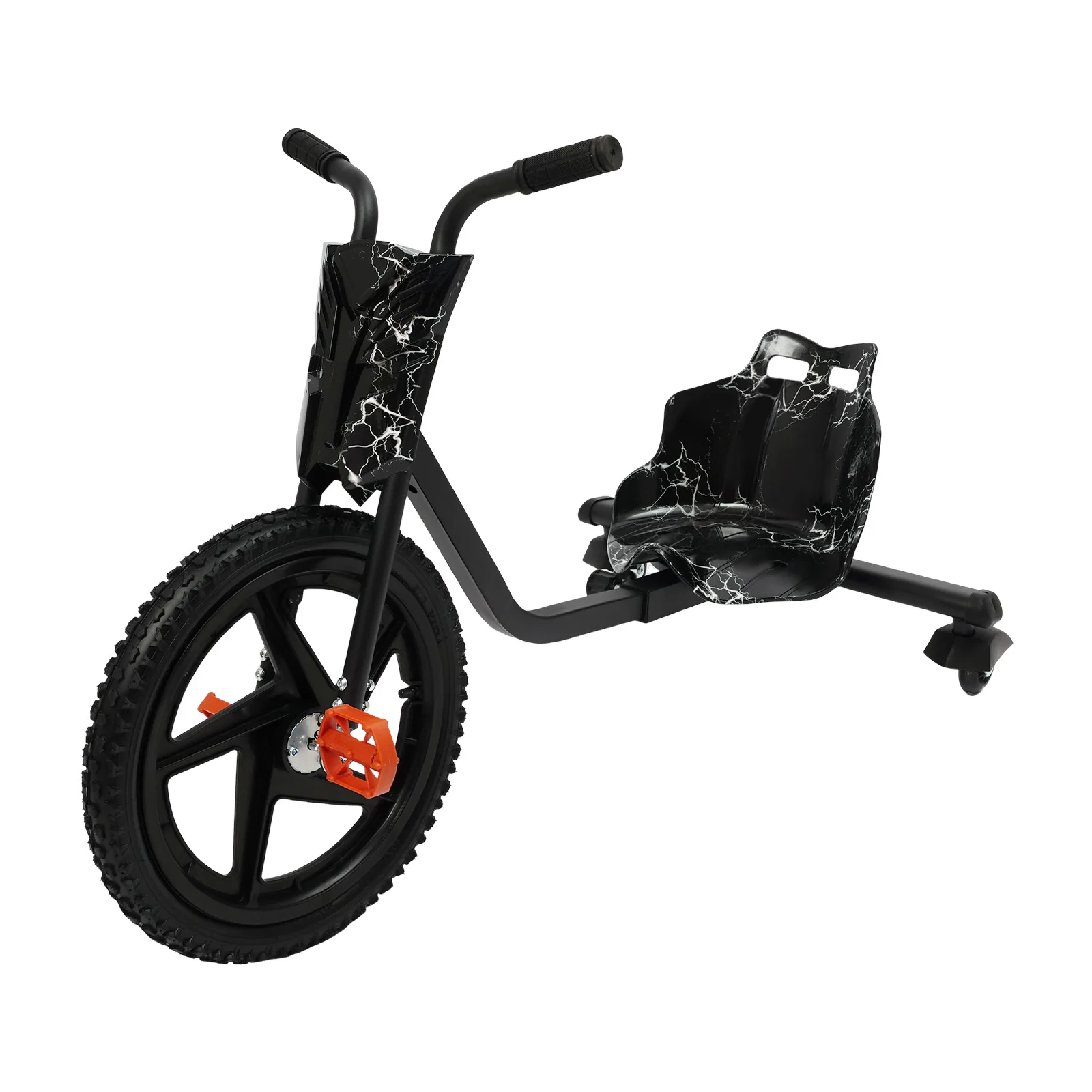 Kinder-Dreirad, Pedal-Dreirad, nicht angetrieben, Drift-Kart, Balance-Auto, Drifting Scooter Drifter für 6 Jahre – Detail 5