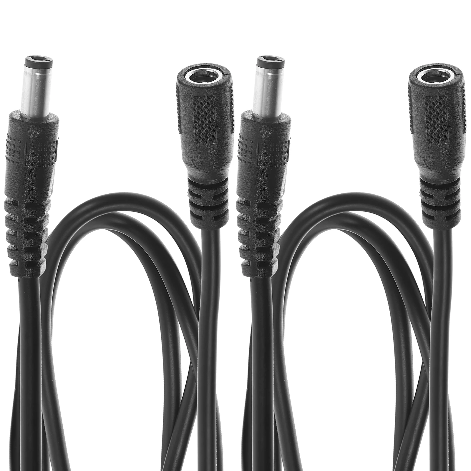 2 Pcs Power Extension Cord DC Cable Video Camera Pvc Professional Extender Cords