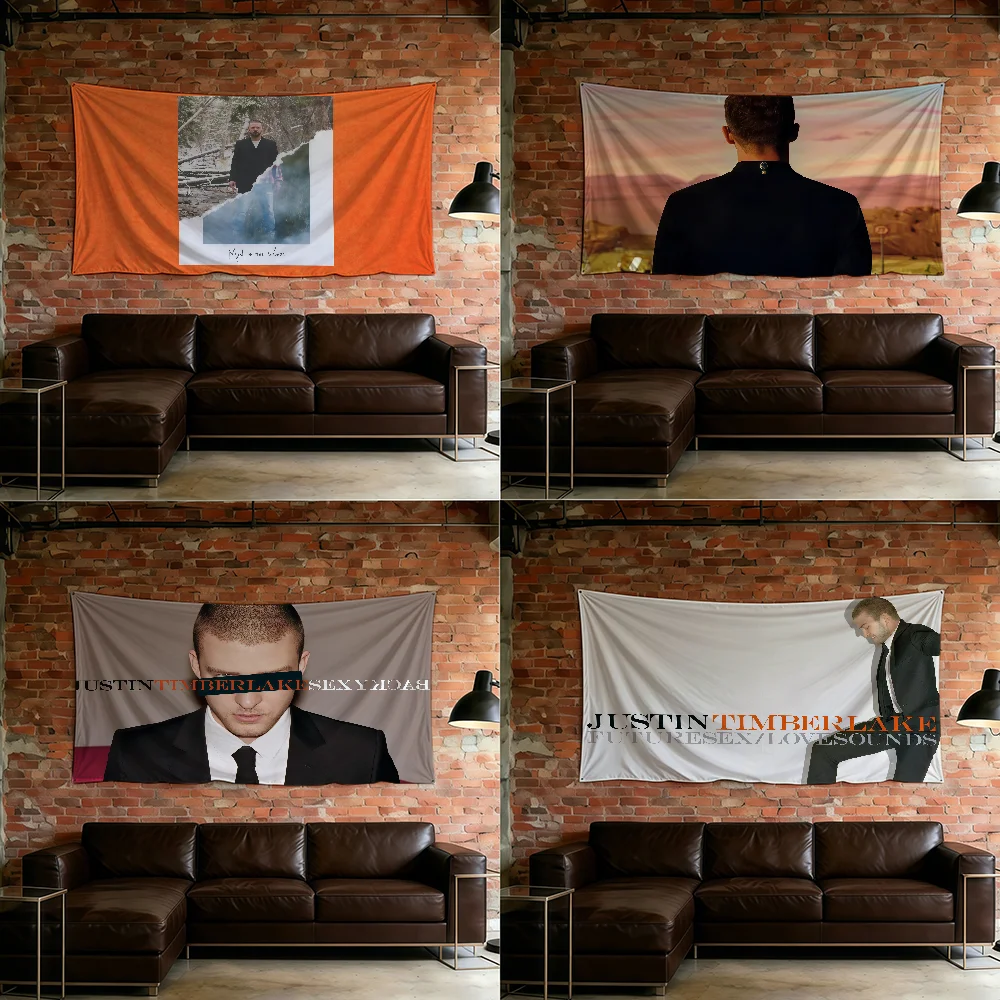 Singer J-Justin Timberlake flag For Room Dorm Camping Picnic Art Style Garage Bar wall Decoration Banner