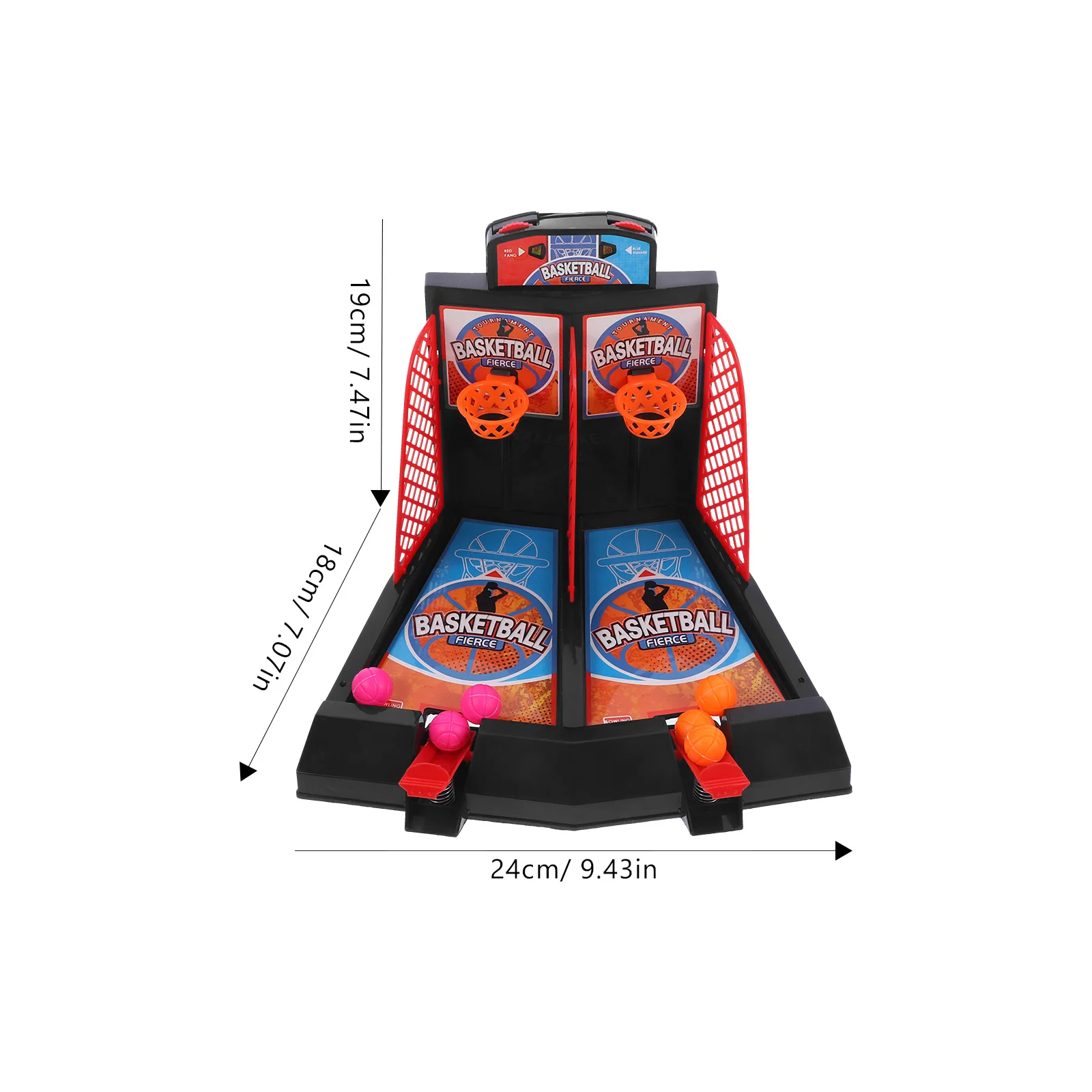 Basketball Hoop Machine Table Game Kids Desktop Toy Mini Interactive Toddler