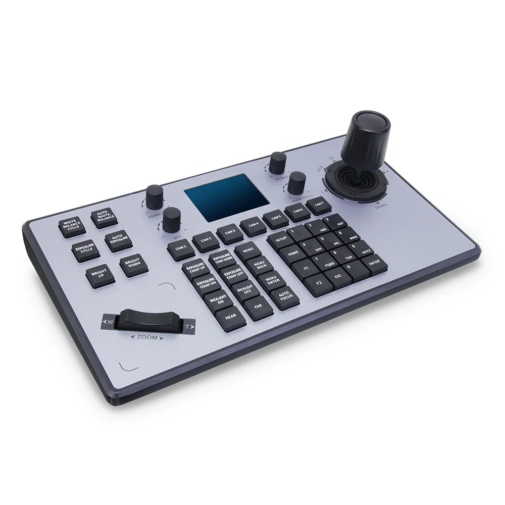 Video Conference Live Streaming Ptz Joystick Controller Keyboard IP Keyboard