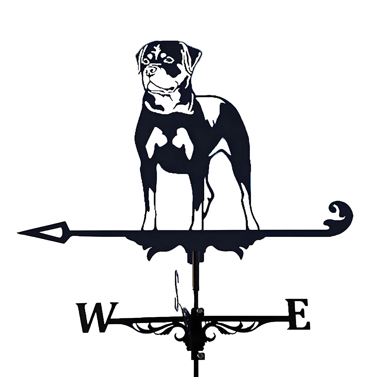 

Metal Weather Vane Decoration, Roof Mount Wind Vane Direction Indicator for Outdoor Sheds, Farmhouses, Courtyards, Gardens Patio