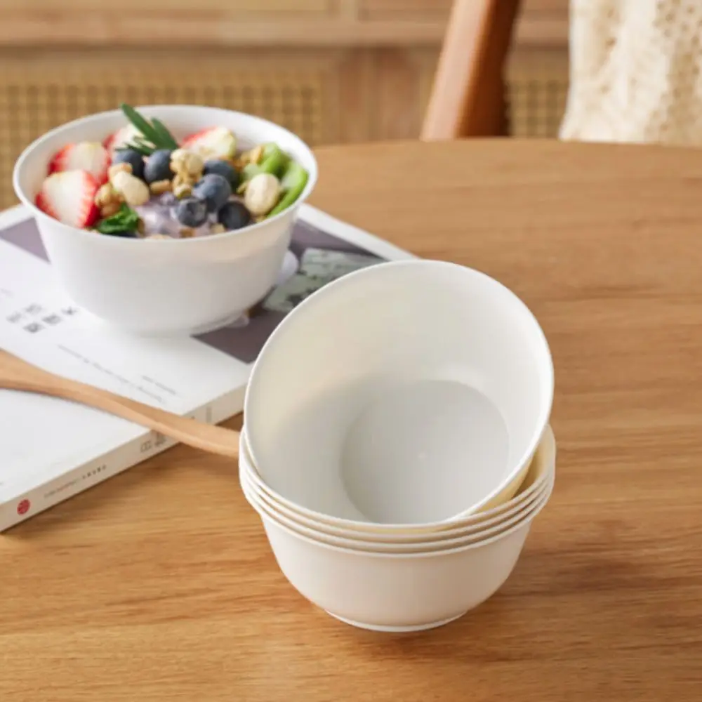 

20PCS Durable Rice Husks Disposable Rice Bowl Thickened Heat-Resistant Party Bowl Eco-Friendly Biodegradable Picnic Bowl Outdoor