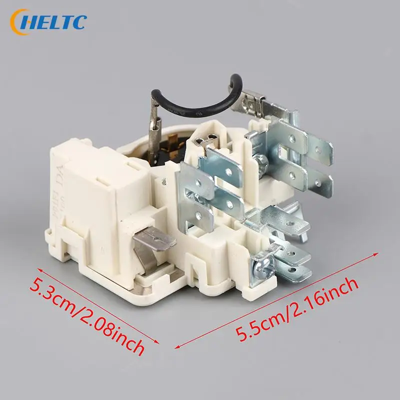 1PCS Compressor PTC Starter QP3-15/C Universal Relay Overload Protector for Frestec Refrigerator-freezer Replacement