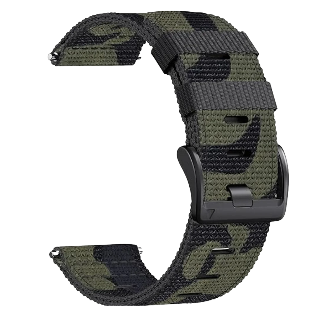 20 مللي متر 22 مللي متر حزام نايلون للغارمين Vivoactive 4 5 6 سوار معصم سهل التركيب/Venu 3/2 Forerunner 265 255 245 570 Active 5/Vivomove Unive