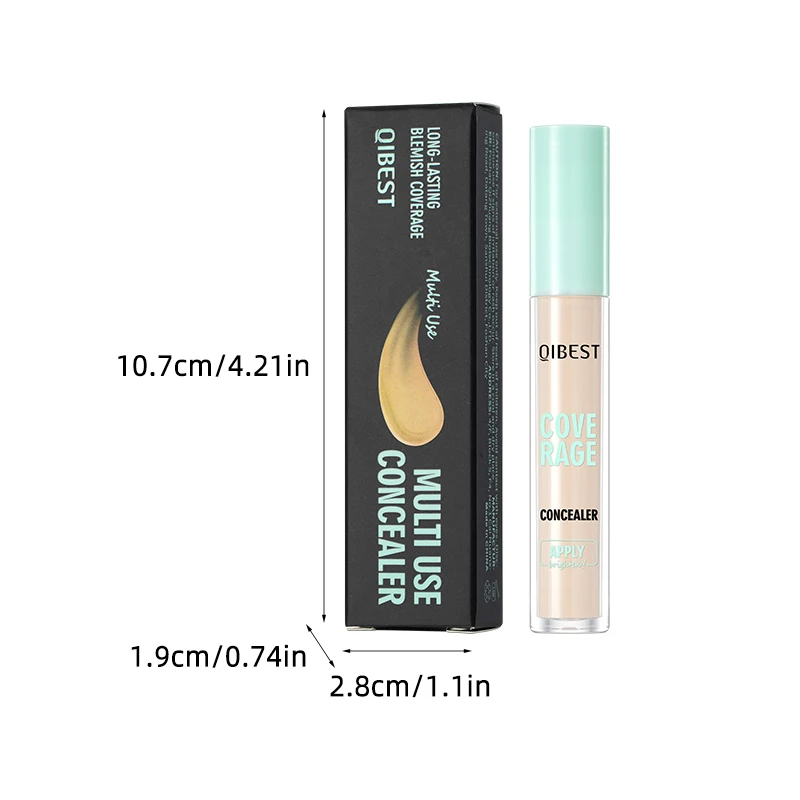 Jedwabisty naturalny korektor długotrwały kryjący niedoskonałości wygładzający skórę