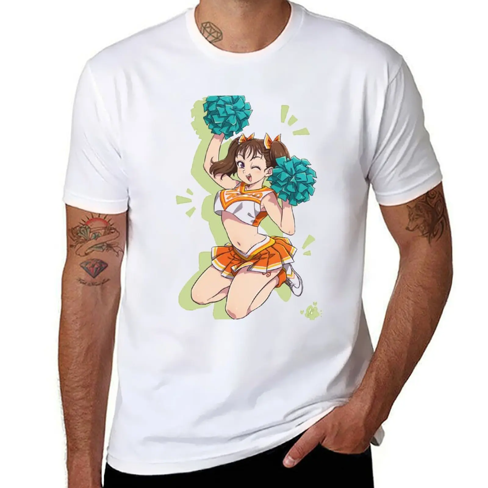 

Diana cheer leader T-Shirt Fashion Print Casual Short Sleeve