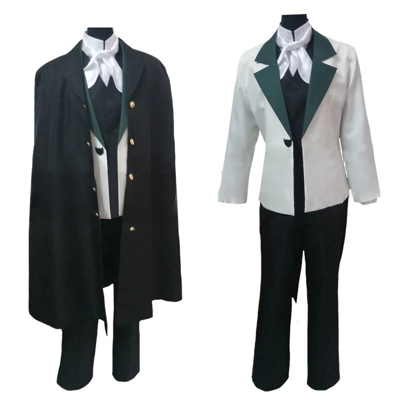 

Bungo Stray Dogs Edgar Allan Poe Cosplay Costume Halloween Unisex Uniform Suits Anime Exhibition Stage Performance Clothing