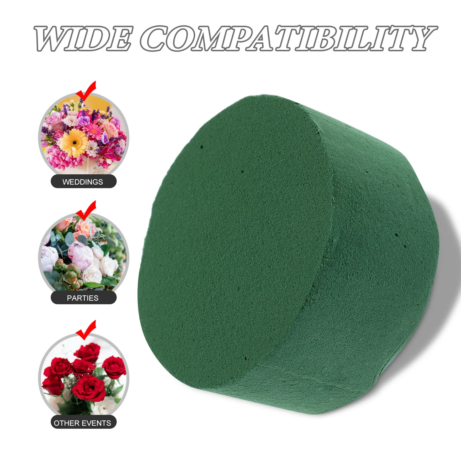 10 blocs de mousse florale ver - Wedding Support avis et prix