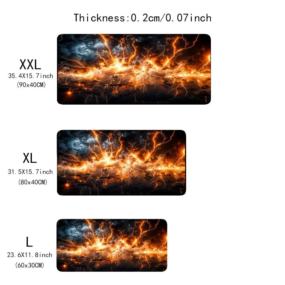 

Mouse Pad Oversized lock edge mouse pad for gaming computer keyboard and desk