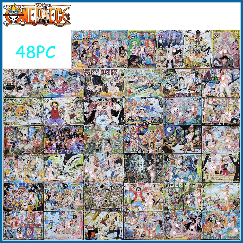 

Anime Goddess Story DIY ACG Beach Party Nami Hancock Uta Robin Sexy Cards Boy Play Toys Christmas Birthday Gifts