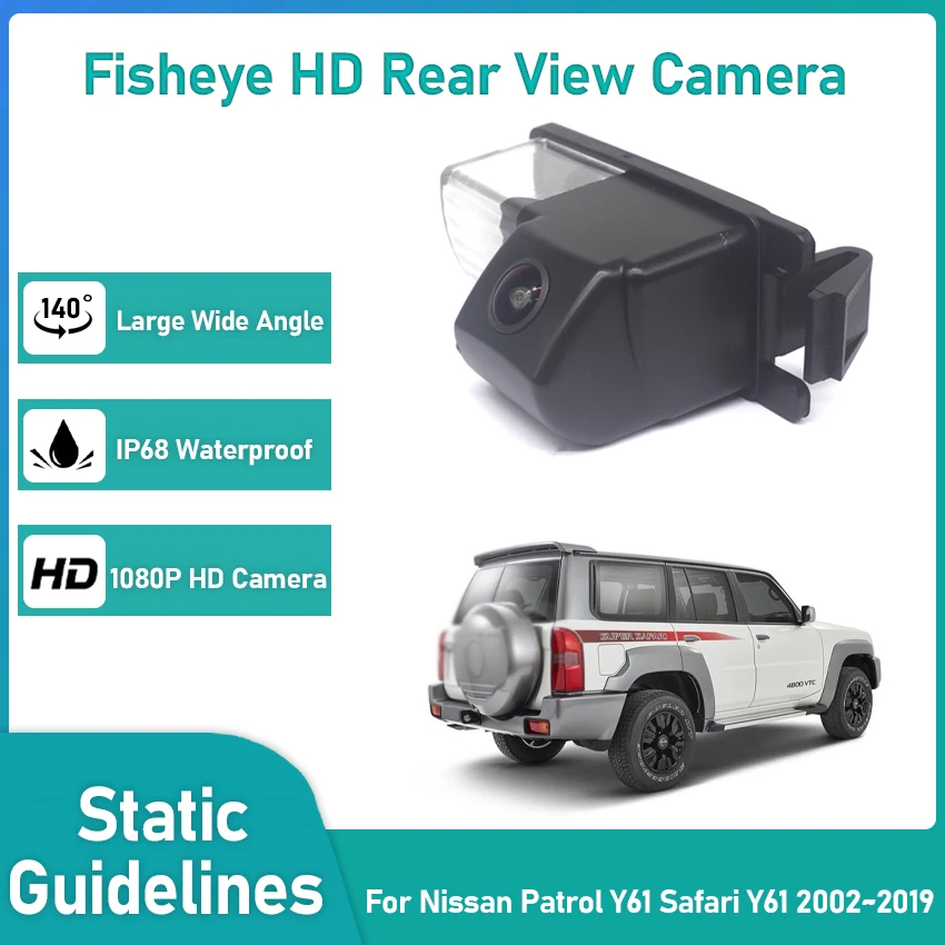 

Rear View Camera For Nissan Patrol Y61 Safari Y61 2002~2016 2017 2018 2019 HD CCD Night Vision Reverse Backup Parking Camera