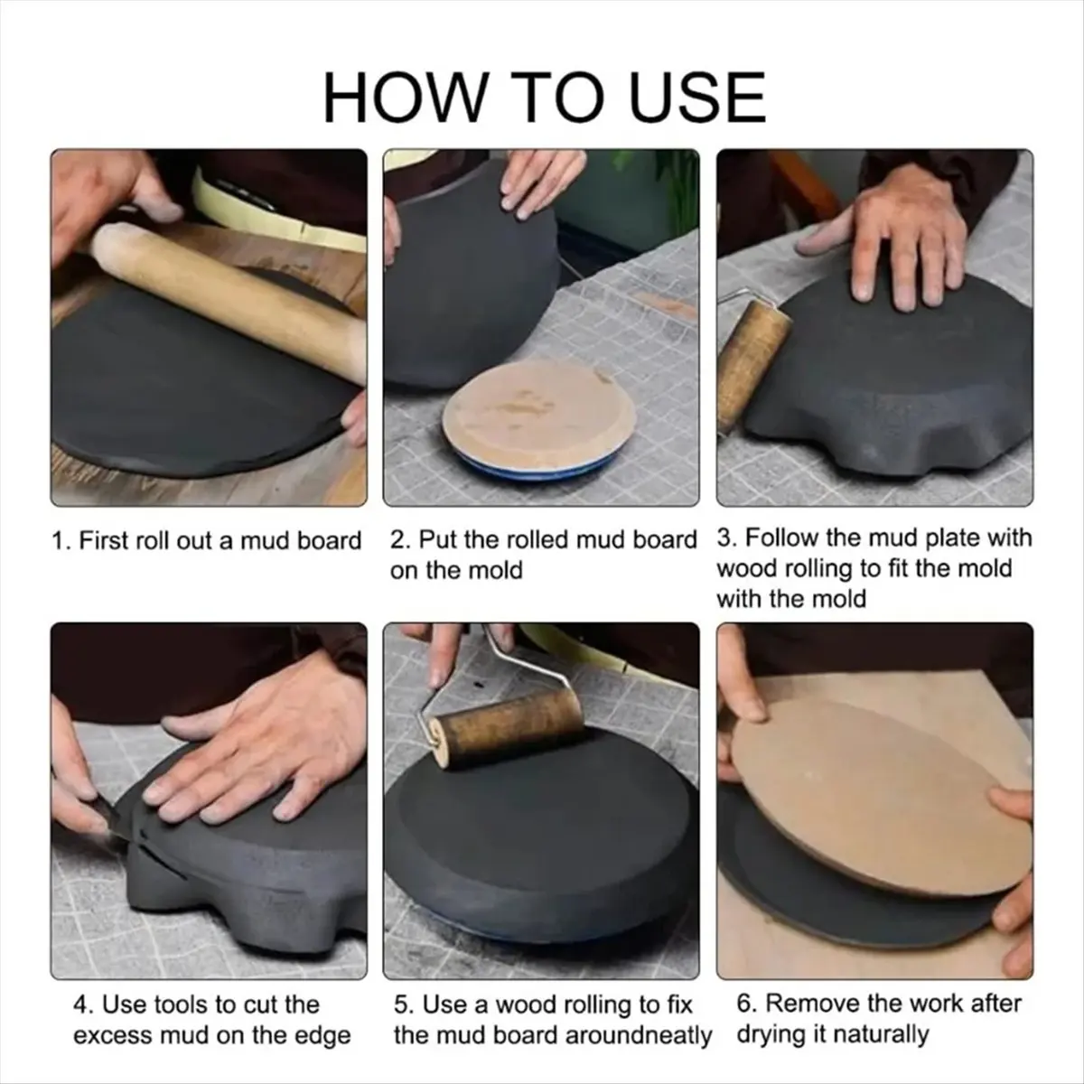 Abjs Round Pottery …