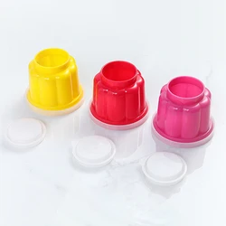 1PC Pudding Mould Plastic Bakeware Reusable DIY Jelly Pudding Cake Mold with Lid Baking Tool