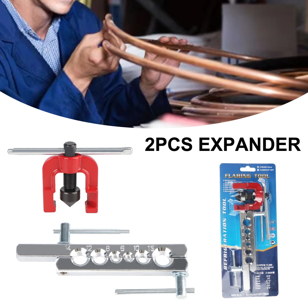 

Инструменты для развальцовки медной трубы 6-15 мм 3/16 "-5/8" для охлаждающей воды, расширитель медной трубки, автомобильный увеличитель тормозной трубы, инструменты для развертки