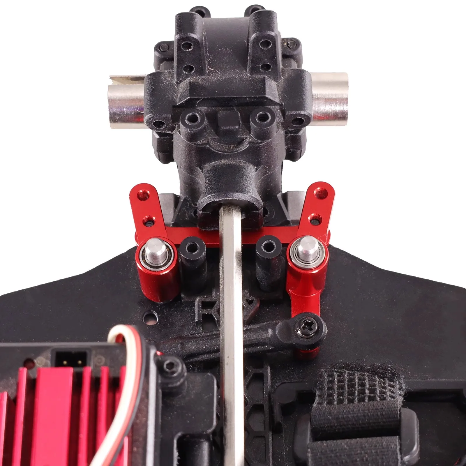 مجموعة توجيه معدنية MJX Hyper Go 14301 14303 Wltoys مع وصلة توجيه محامل لأجزاء ترقية سيارة RC 1/14