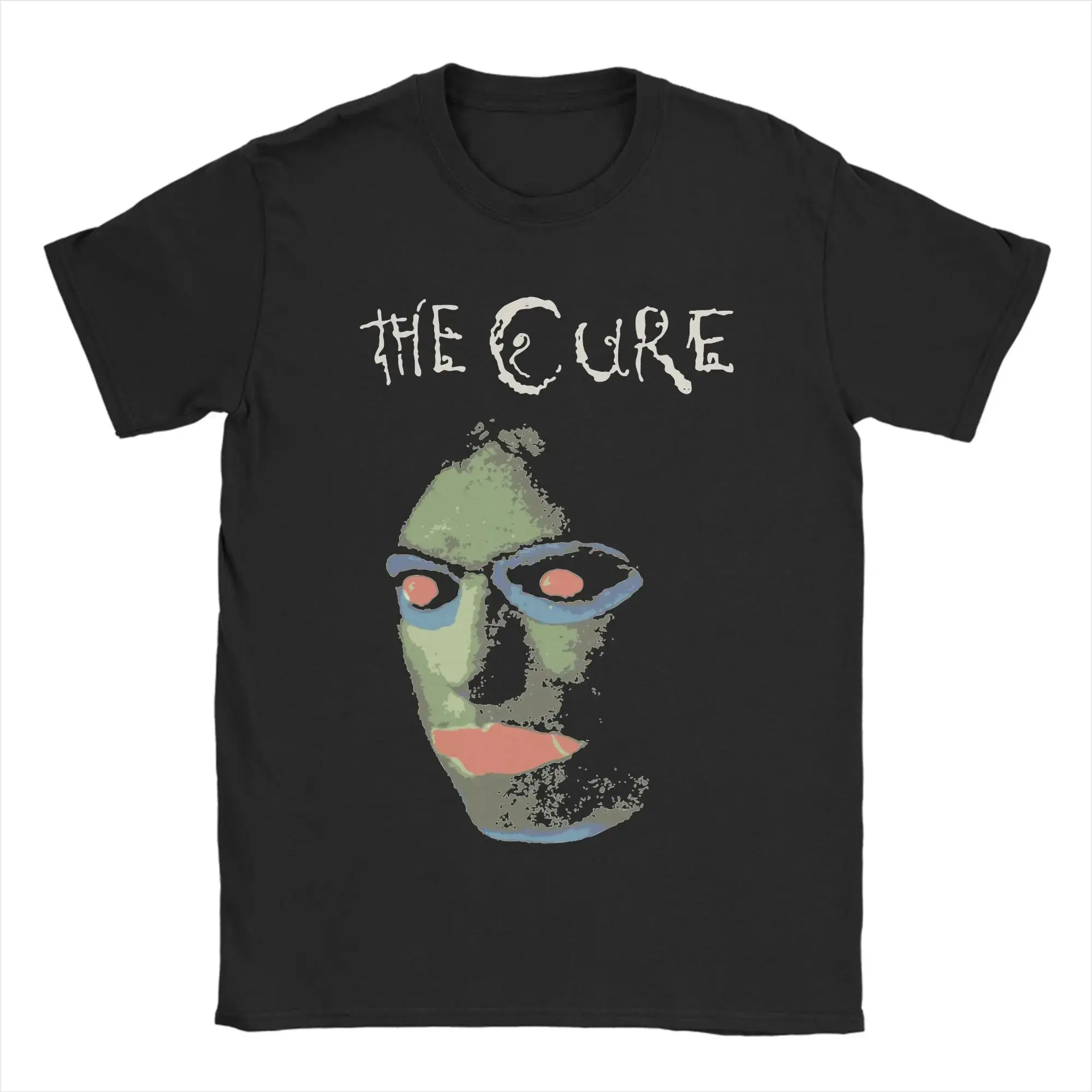 Rock Punk Tops The Cure Wish Tour T-shirt Vintage Retro Casual and Comfortable New Print Loose T-shirt Print Tops